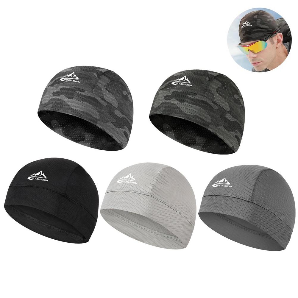 Skull Cap Helmet Liner - Schnelltrocknende Anti-UV-Sport-Radkappe für Herren und Damen,