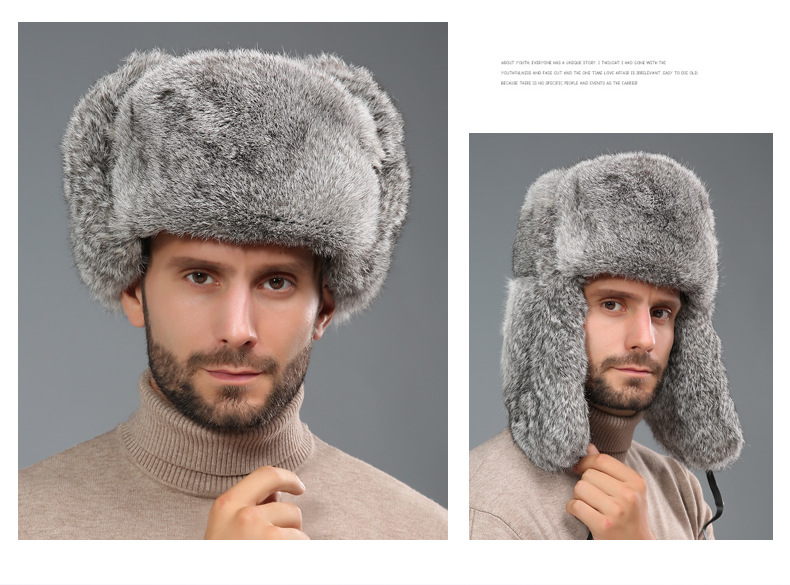 Trapper Hat Ear Flap - Bomber Hüte Mode China Nordosten Große