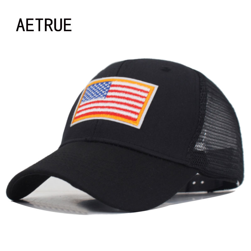 Golf Cap Dad - AETRUE Hohe Qualität USA Flagge Baseball