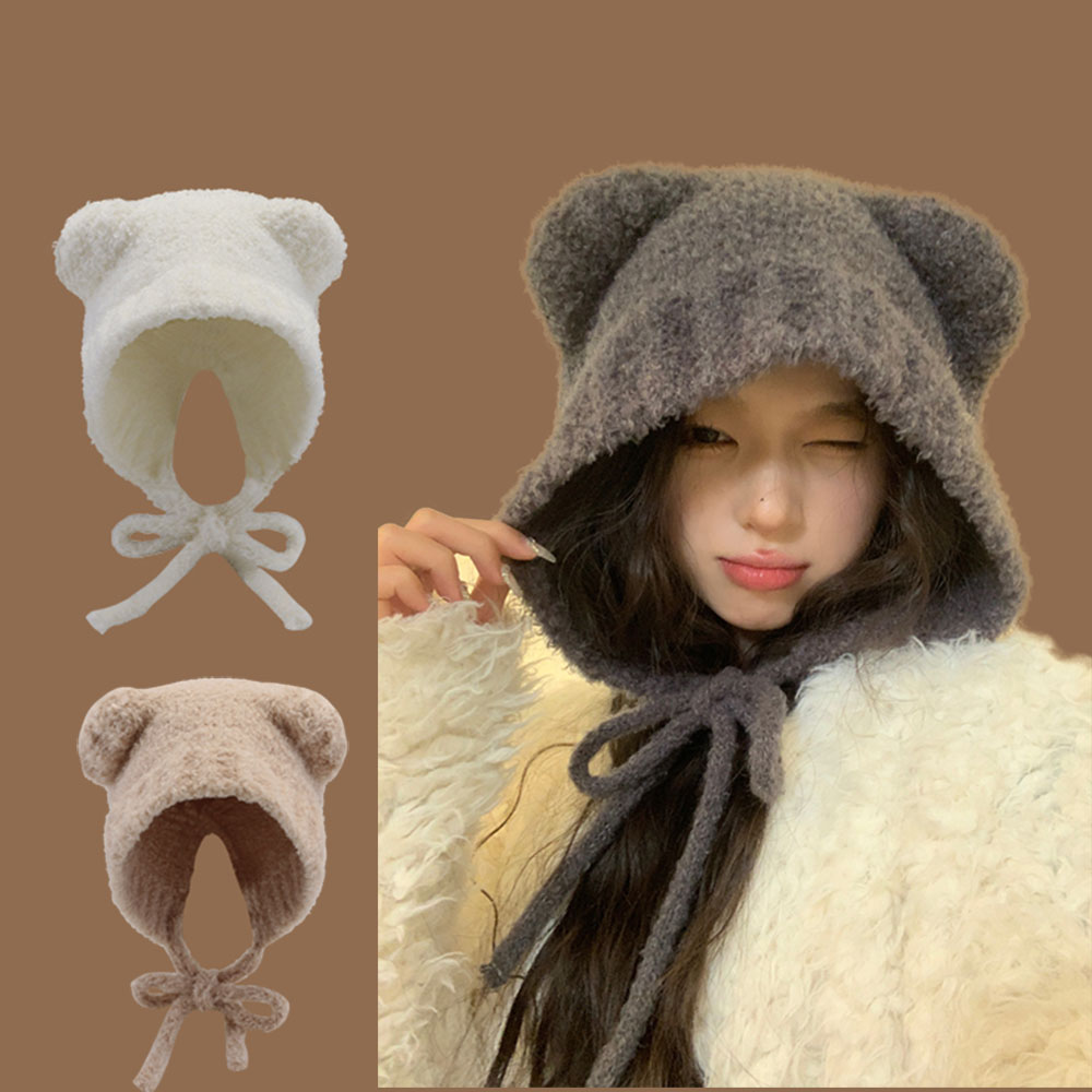 Winter Trapper Hat - Neue Lambhair Winter Harajuku y2k Mützen