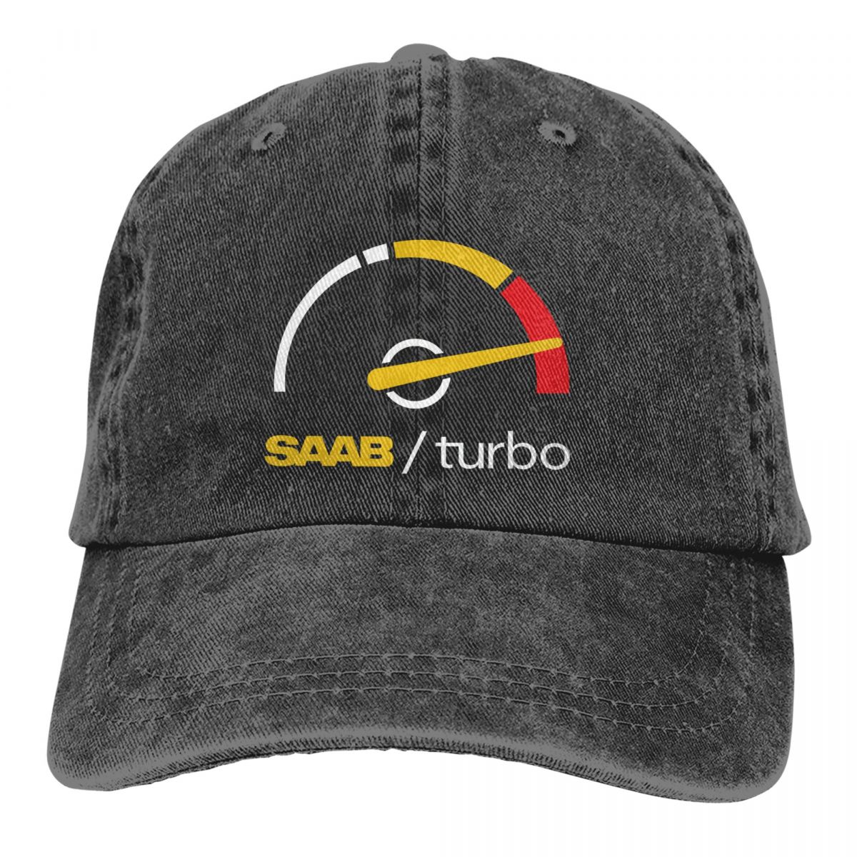 Golf Cap Dad - Gewaschene Herren-Baseballkappe Turbo Boost Gage Trucker