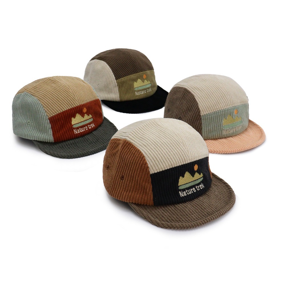 Corduroy Cap 5 Panel - 5-Panel-Kurzschirmkappe für Herren und Damen, Vintage-Klassiker