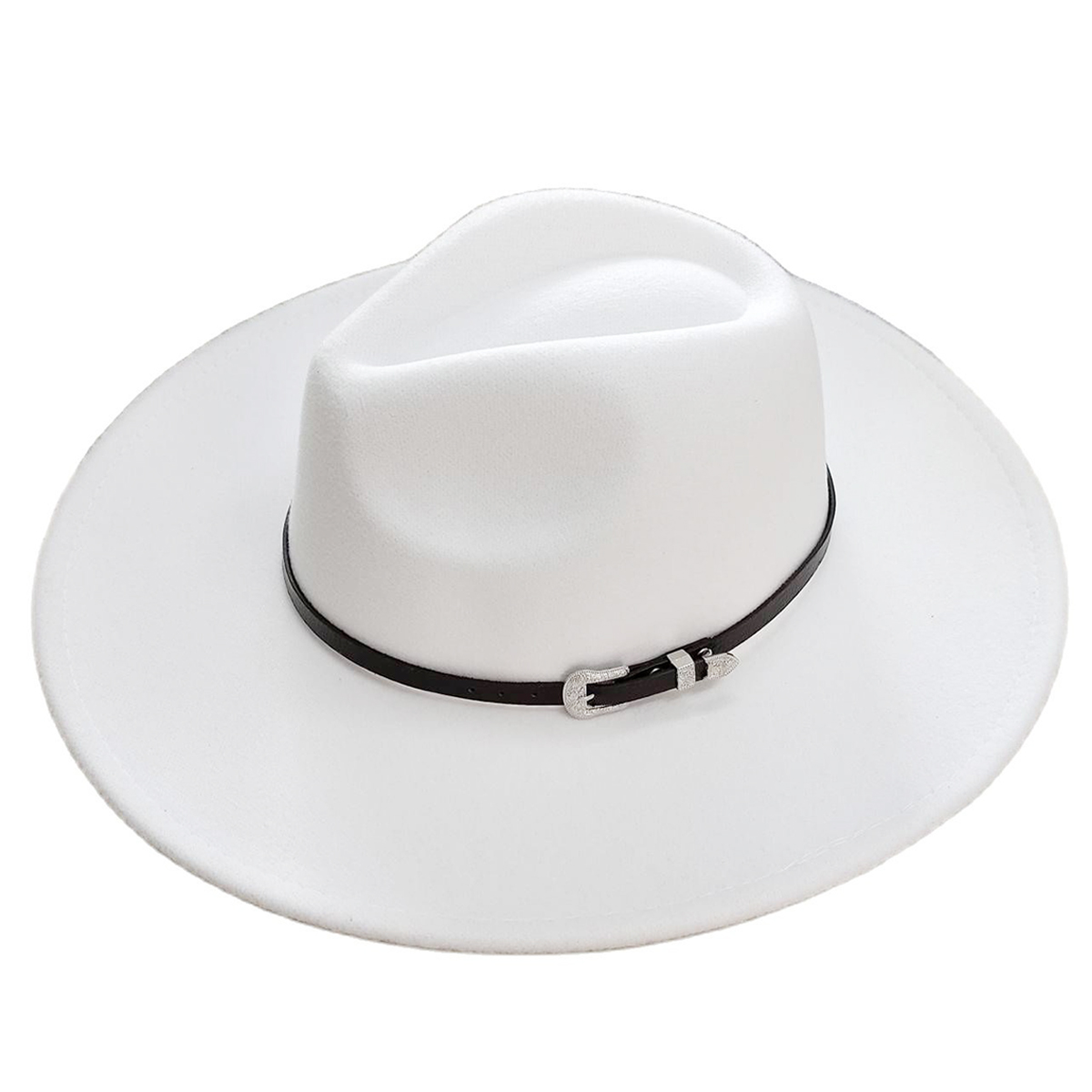 Fedora Hat Wool - Klassischer Filz-Fedora-Hut für Männer und Frauen,