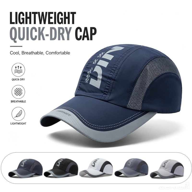 Running Cap Lightweight - Schnell Trocknende Sportkappe für Herren Leichte
