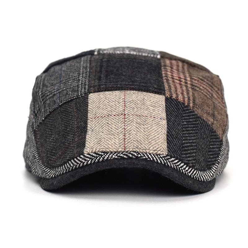 Newsboy Cap Ivy - Hochwertige klassische Herren-Patchwork-Zeitungsjungenmütze Ivy Baskenmütze Cordial