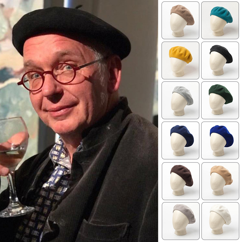 Beret French Wool - Männer Frauen Militär Armee Soldat Hut