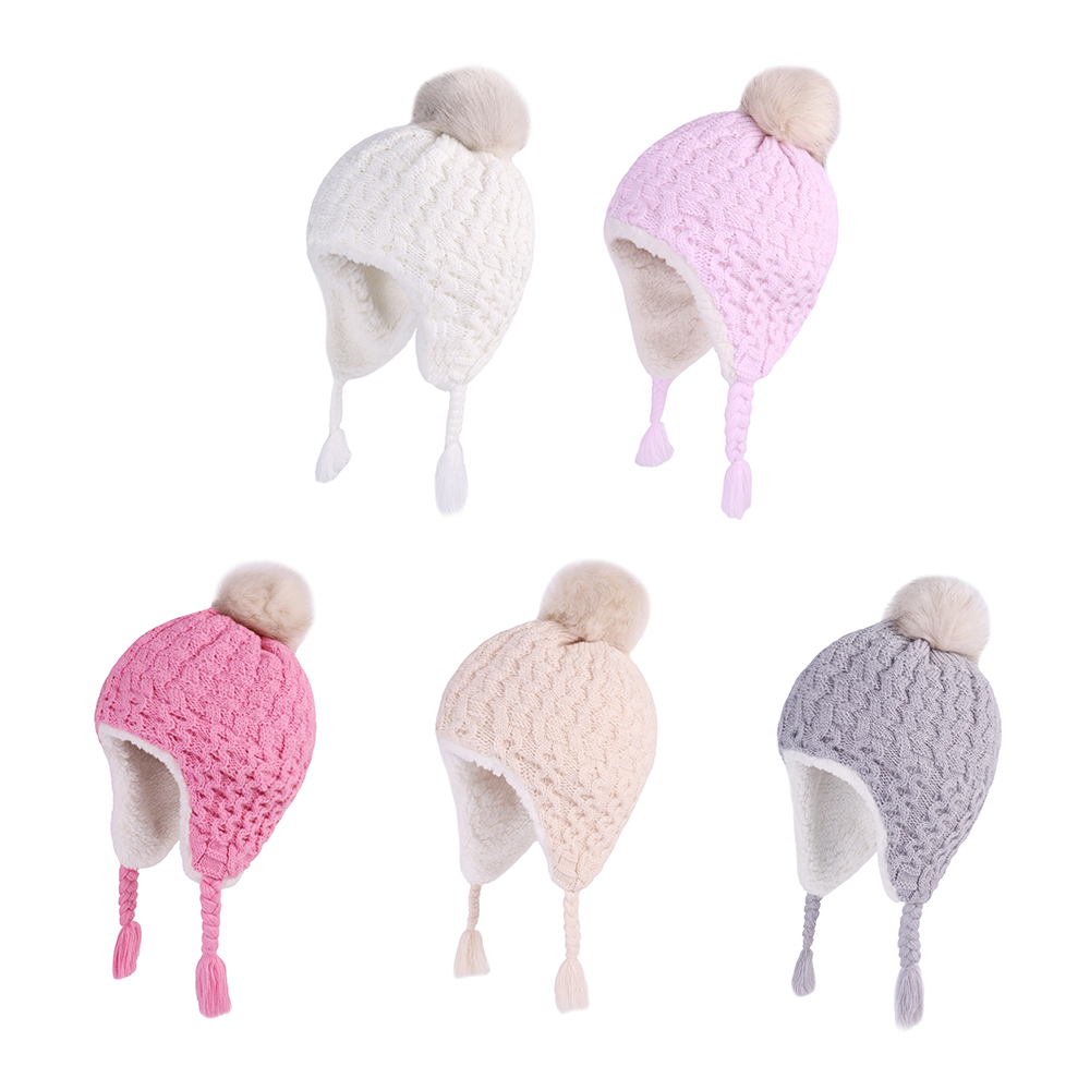 Trapper Hat Ear Flap - Baby Winter Stricken Earflap Hüte Für