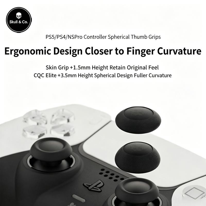 Skull Cap Helmet Liner - Skull&Co. PS5-PS4-NSPro NS2PRO Spielcontroller Kugelförmige Joystick-Kappe