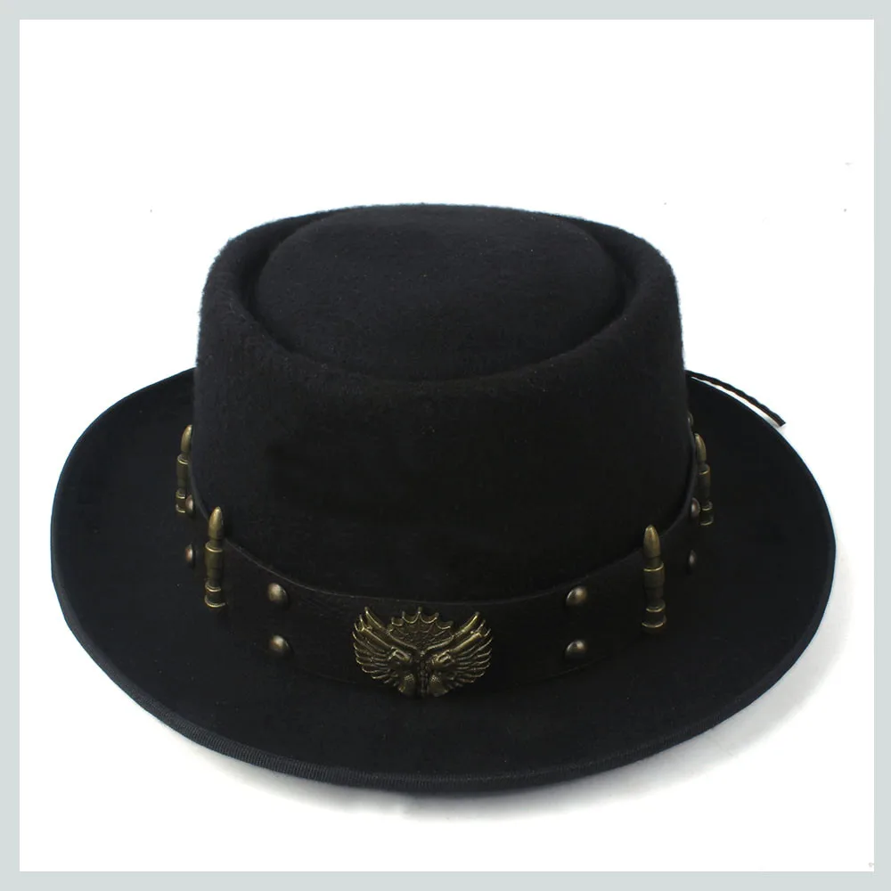 Fedora Hat Wool - Pork-Pie-Hut für Herren und Damen mit