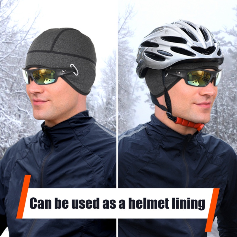Skull Cap Helmet Liner - Winter Radfahren Warme Kappe MTB Helm