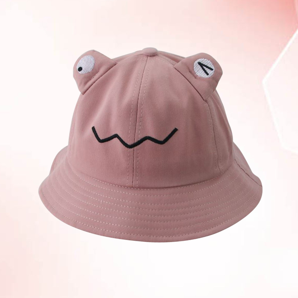 Bucket Hat Cotton - Kinder-Sonnenhut, rosa, leicht, UV-Schutz, Fischerhut, Outdoor,