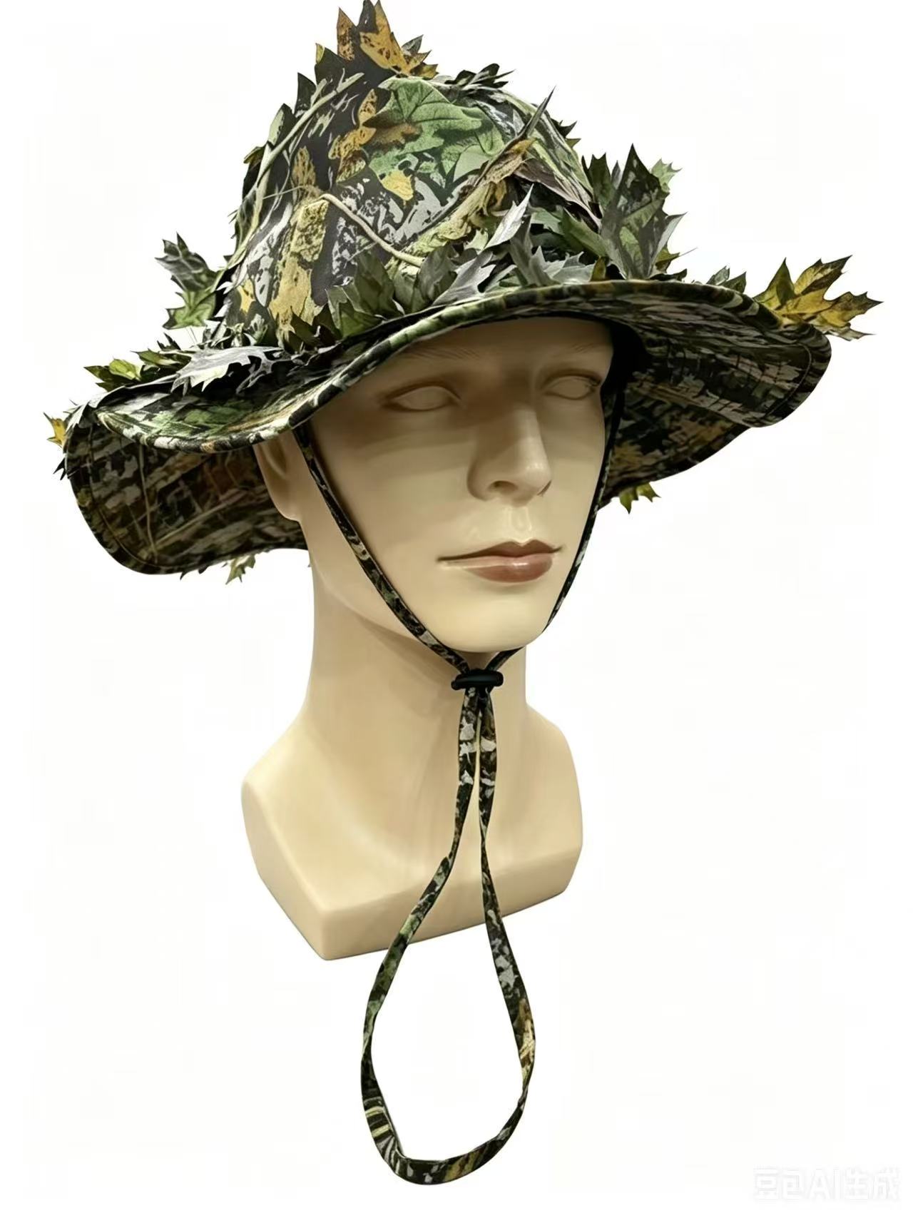 Boonie Hat Tactical - Herren Tarnmuster Boonie Hüte 3D Blätter
