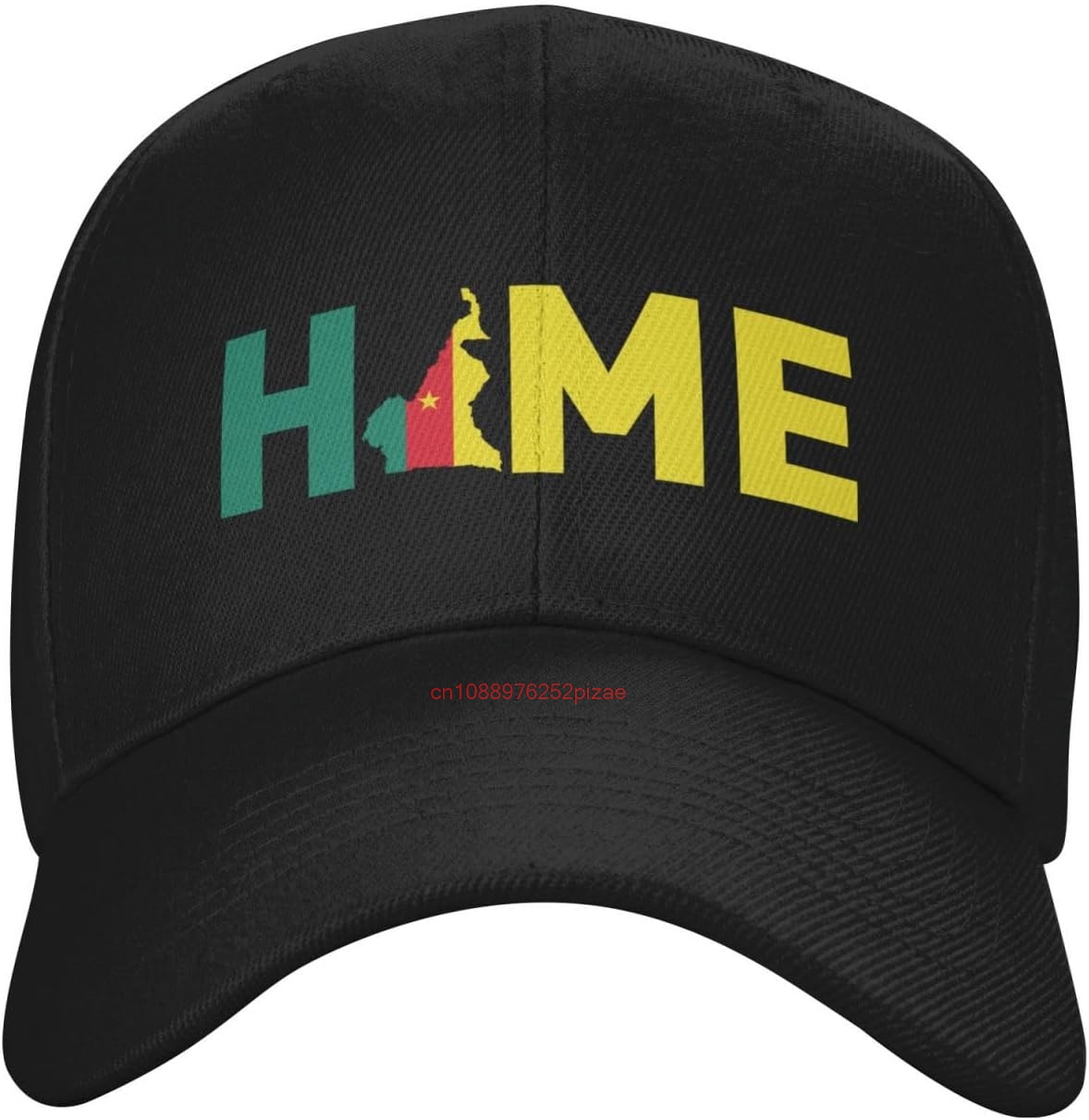 Golf Cap Dad - Kamerun-Karte ist Zuhause, Kamerunische klassische Mütze,