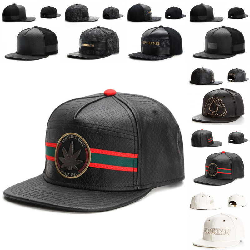Baseball Cap Structured - Modische Marken-Lederkappe Baseballmütze für Männer und