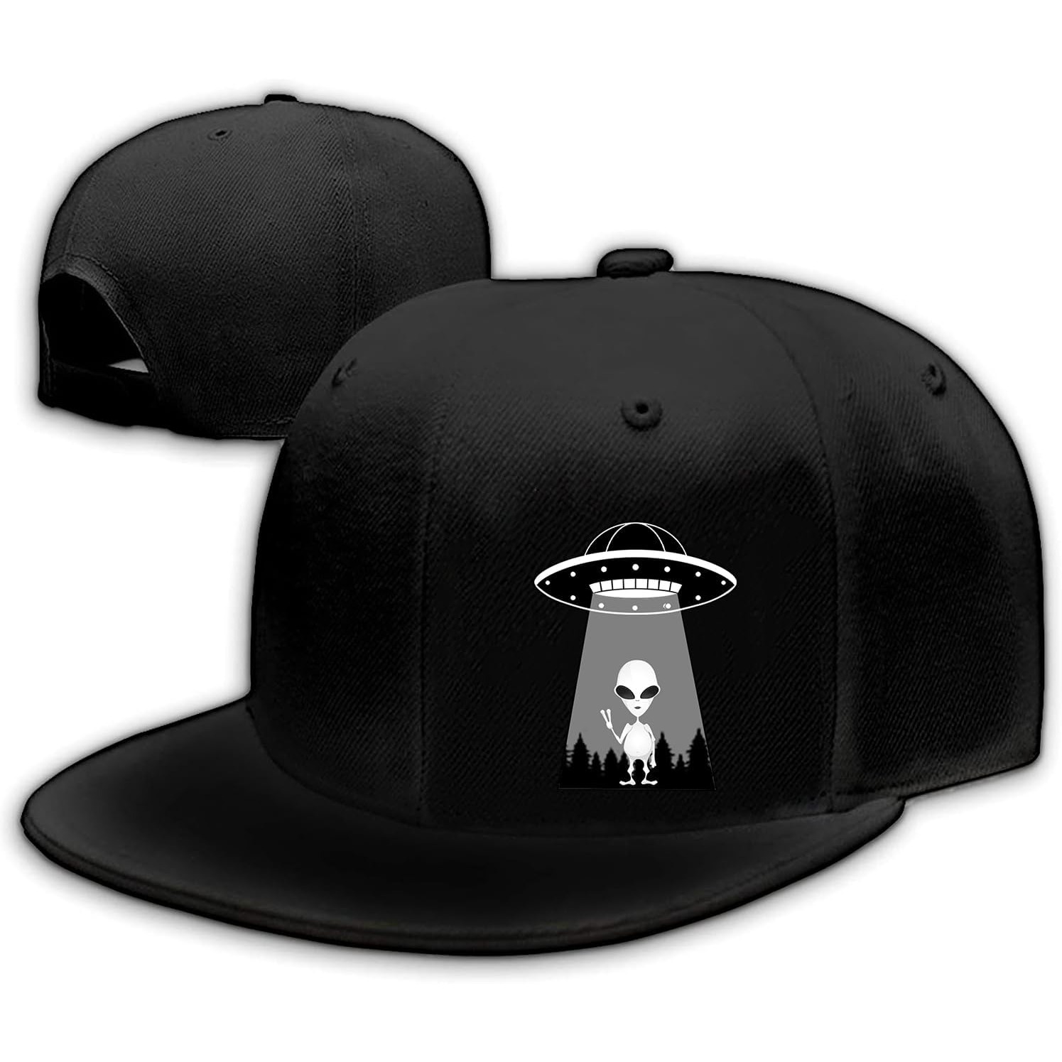 Snapback Hat Flat - Ufo Aliens Snapback-Hüte für Herren, flache