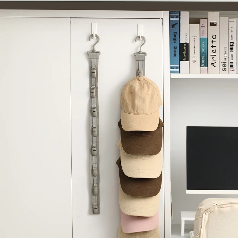 Baseball Cap Structured - Kleiderschrank Hut Rack Hängen Seil Hut