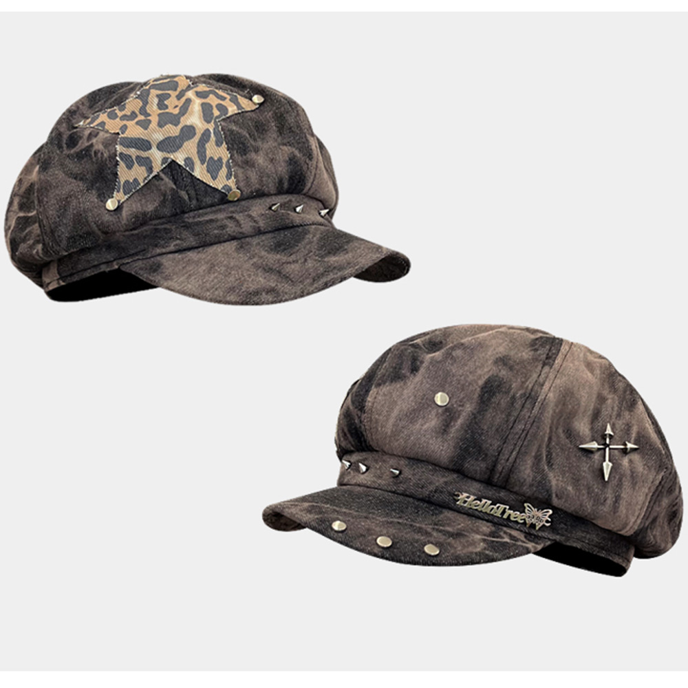 Dad Hat Cotton - Y2K Personalisierte Stern Aufkleber Nieten Design