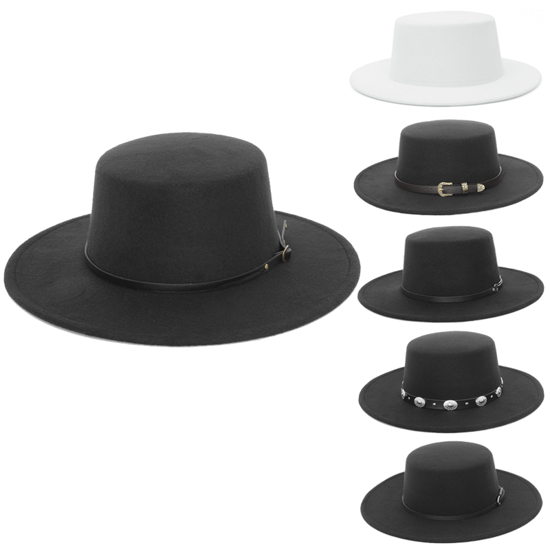 Fedora Hat Wool - Eleganter Fedora-Hut mit breiter Krempe für