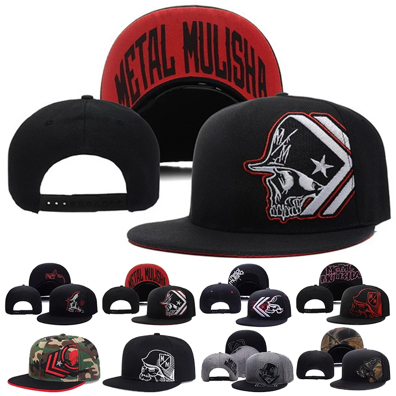 Unisex Skelett-Stickerei Baseb – Snapback Hat Flat Bewertung und Preis