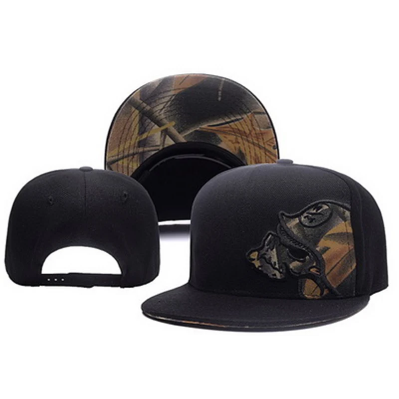 Unisex Skelett-Stickerei Baseb – Snapback Hat Flat Bewertung und Preis