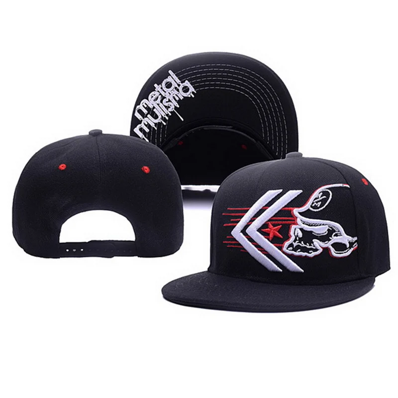 Unisex Skelett-Stickerei Baseb – Snapback Hat Flat Bewertung und Preis