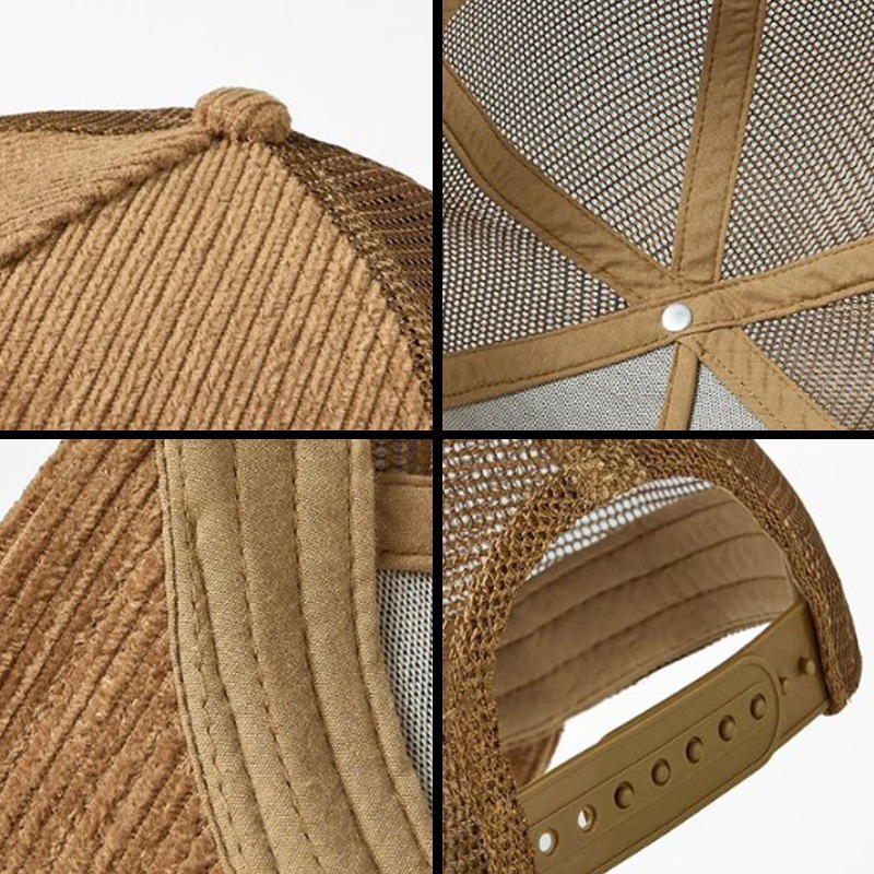 Cord-Mesh-Sportkappe, individu – Corduroy Cap 5 Panel Bewertung und Preis