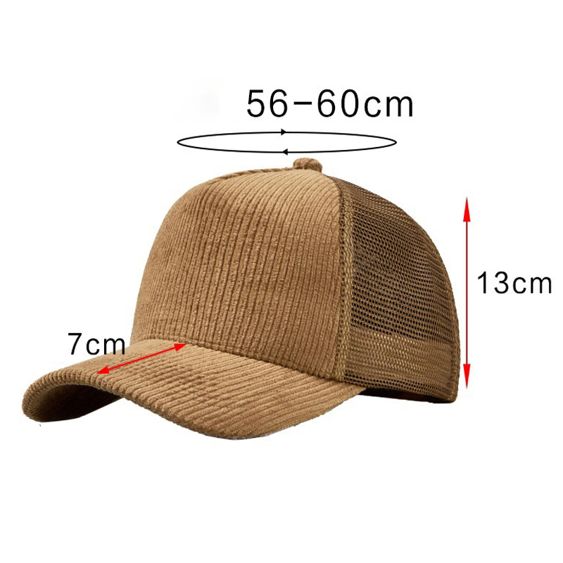Cord-Mesh-Sportkappe, individu – Corduroy Cap 5 Panel Bewertung und Preis