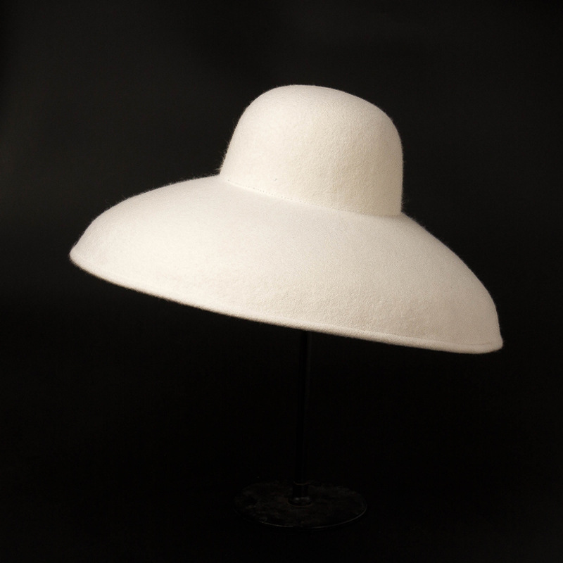Klassische Große Breite Krempe – Fedora Hat Wool Bewertung und Preis