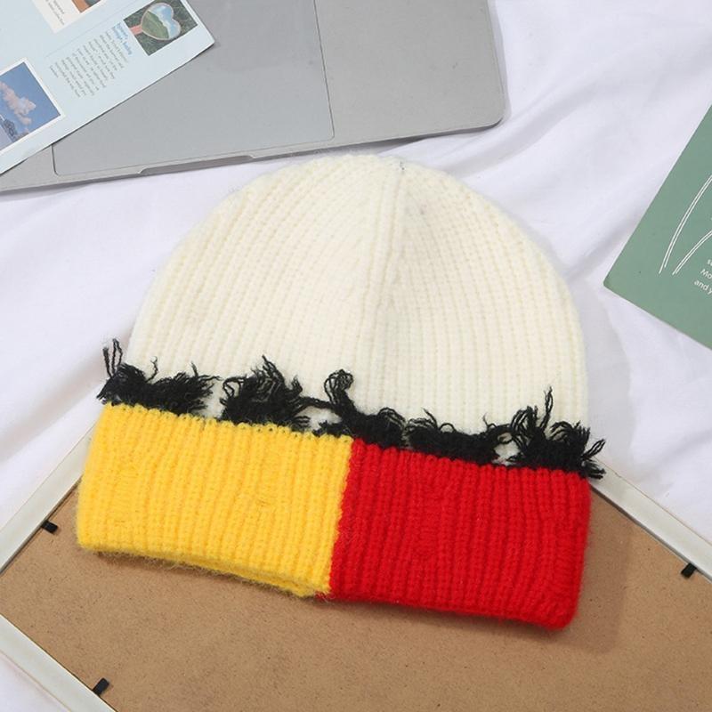 Koreanische Version, farblich  – Beanie Cuffed Knit Bewertung und Preis