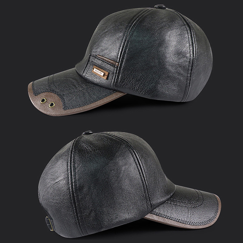 Retro PU-Leder Baseballkappe f – Baseball Cap Structured Bewertung und Preis