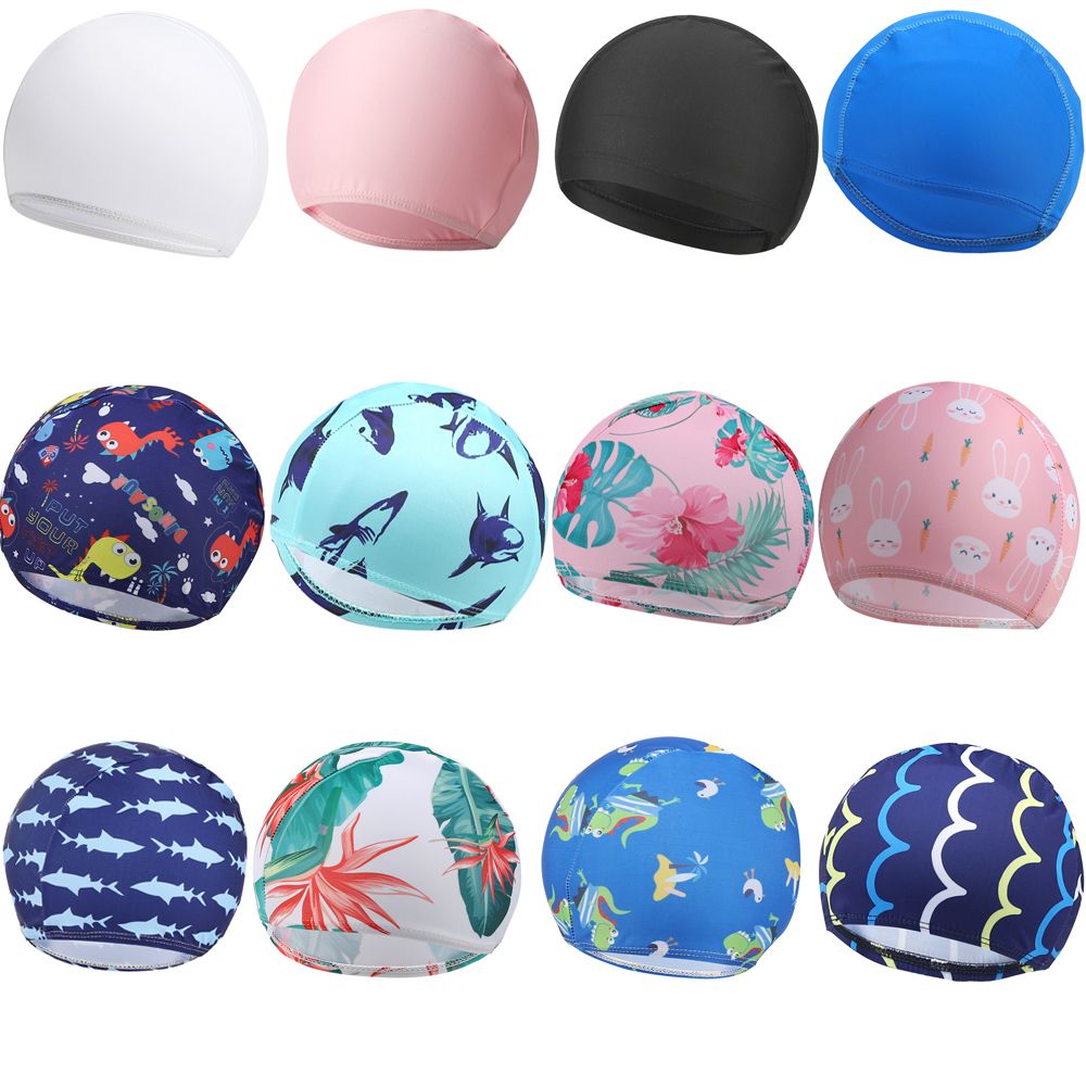 Cartoon Kinder Jungen Mädchen  – Swim Hat Silicone Bewertung und Preis