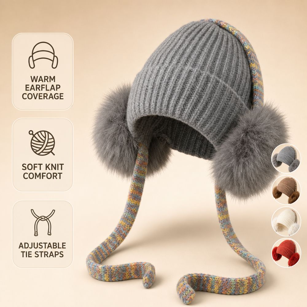 Tägliche Strickmütze mit Ohren – Beanie Cuffed Knit Bewertung und Preis