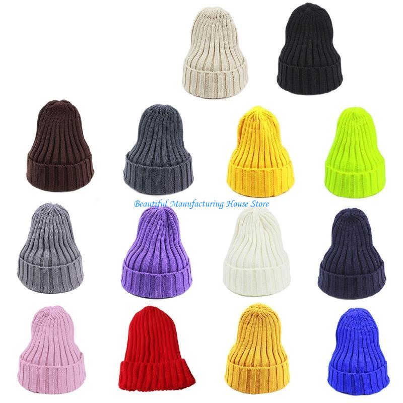 E56A Unisex Winter-Rippstrick- – Beanie Cuffed Knit Bewertung und Preis