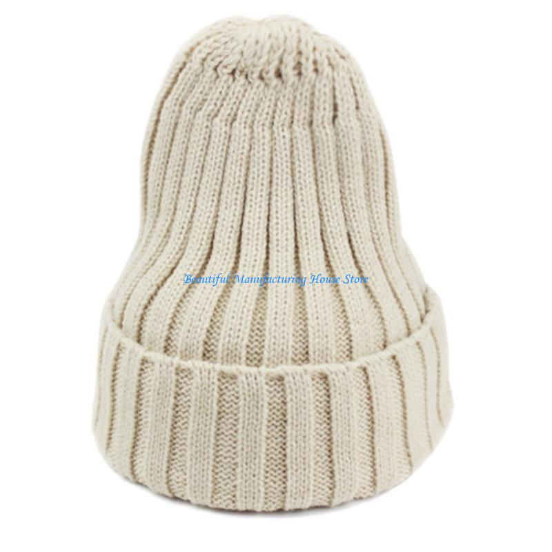 E56A Unisex Winter-Rippstrick- – Beanie Cuffed Knit Bewertung und Preis