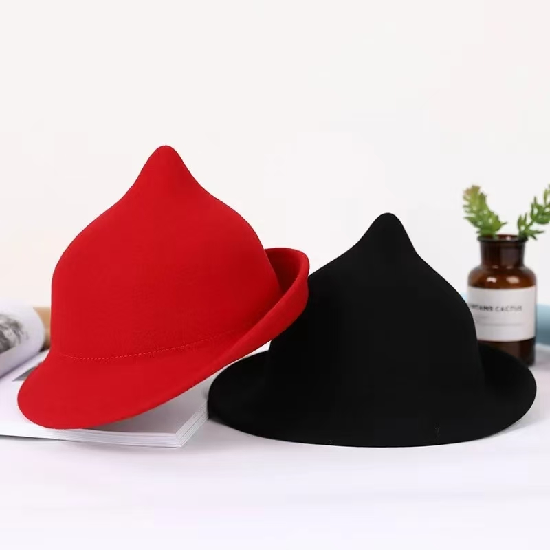 2025 100 % Wolle, moderner Hex – Fedora Hat Wool Bewertung und Preis