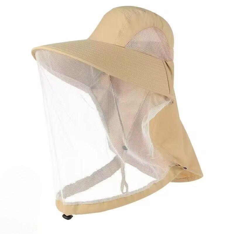 Netz-Sonnenhut mit Nackenband  – Sun Hat Wide Brim Bewertung und Preis