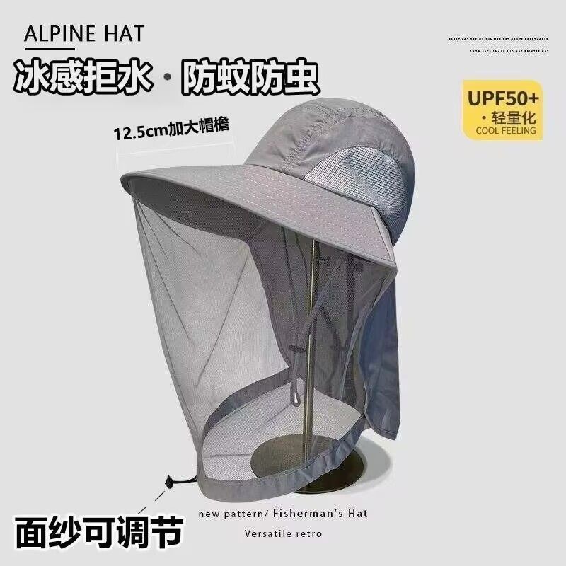 Netz-Sonnenhut mit Nackenband  – Sun Hat Wide Brim Bewertung und Preis