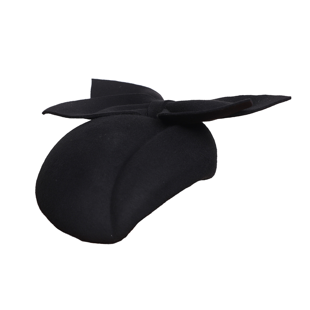 FS Schwarz-weiße Woll-Baskenmü – Beret French Wool Bewertung und Preis
