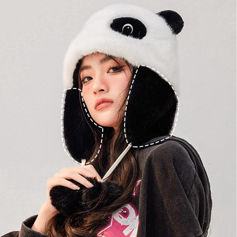 Panda-Ohrenmütze, Panda-Ohrenk – Trapper Hat Ear Flap Bewertung und Preis