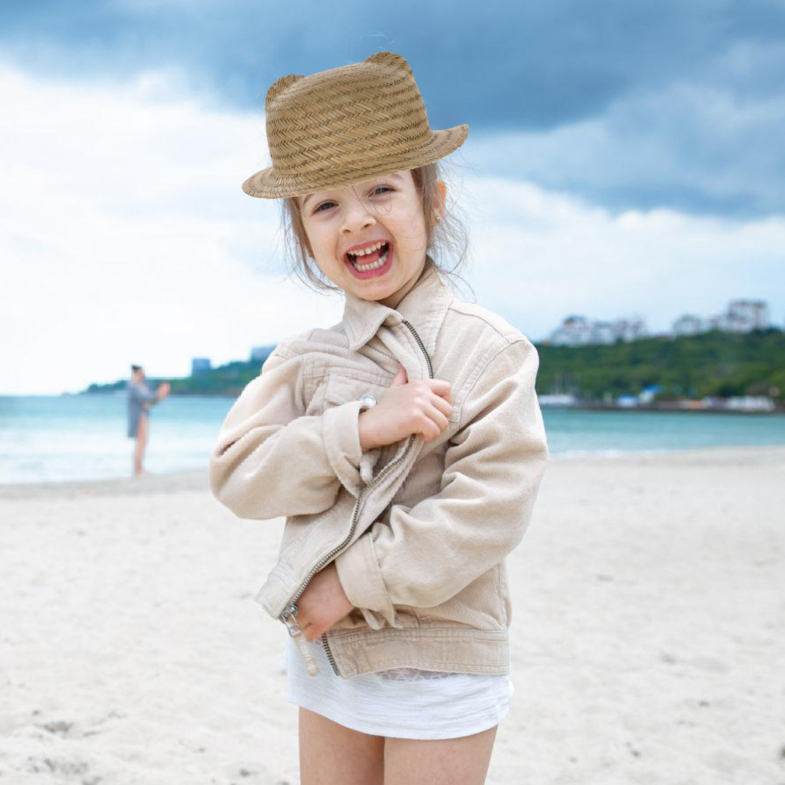 Kinder-Sonnenhut aus Stroh mit – Sun Hat Wide Brim Bewertung und Preis
