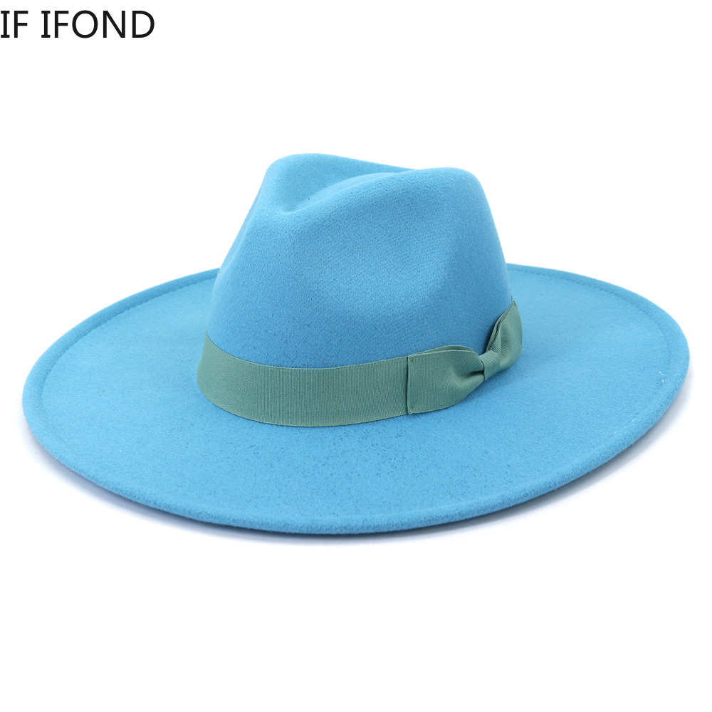 Große breite Krempe für Damen, – Fedora Hat Wool Bewertung und Preis