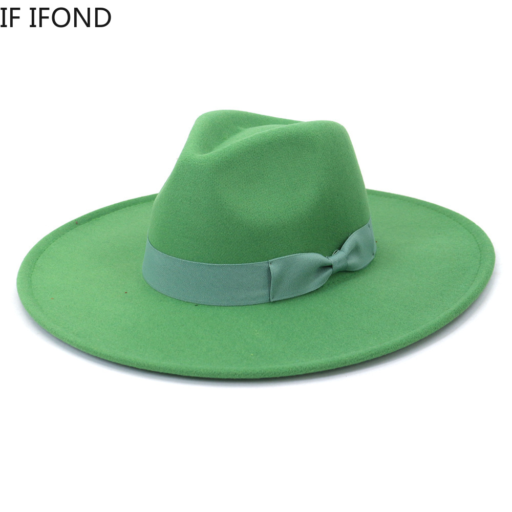 Große breite Krempe für Damen, – Fedora Hat Wool Bewertung und Preis