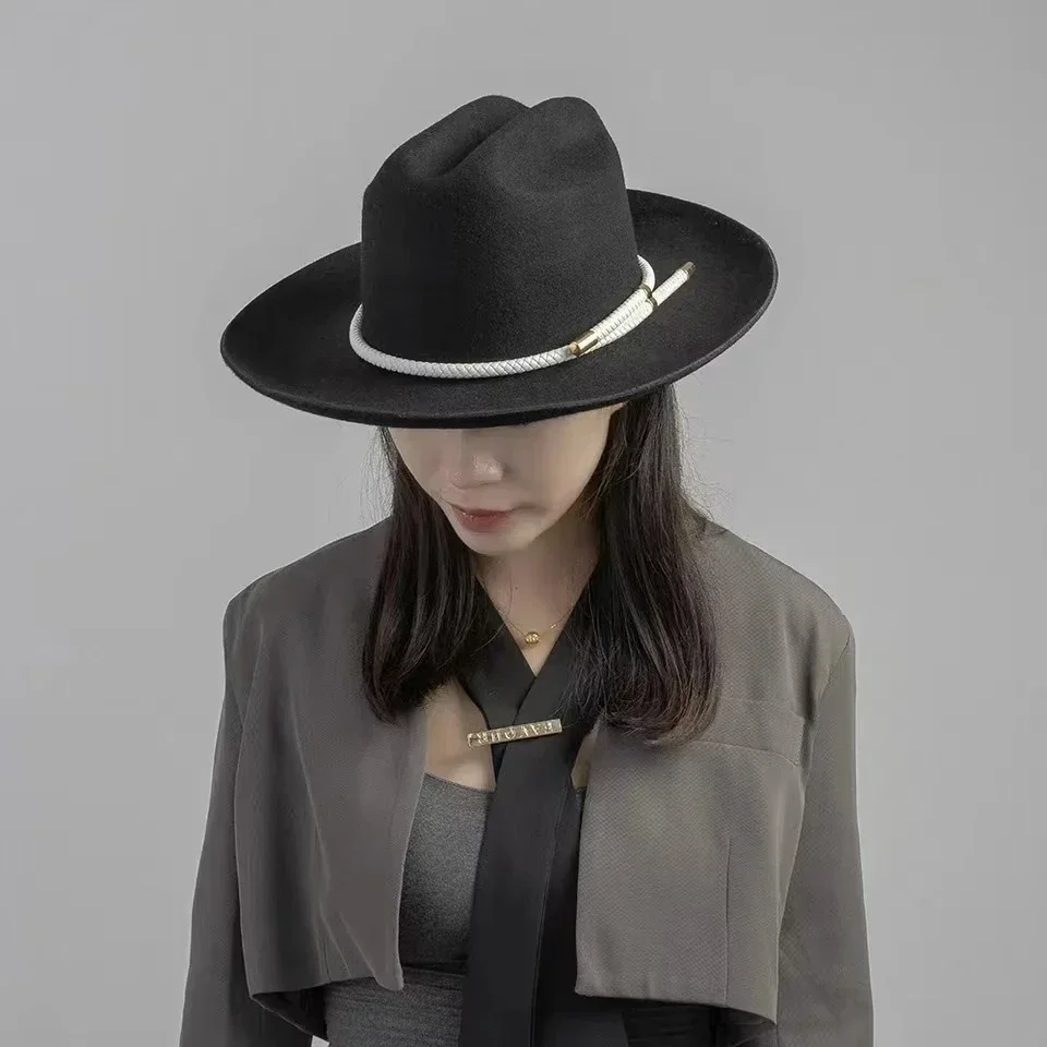 2025 Neue Retro-Ins, schicker  – Fedora Hat Wool Bewertung und Preis