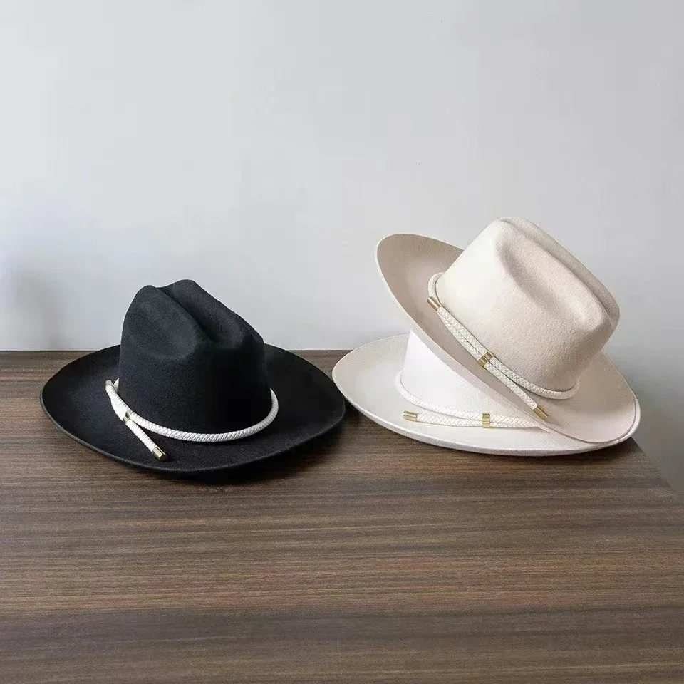 2025 Neue Retro-Ins, schicker  – Fedora Hat Wool Bewertung und Preis