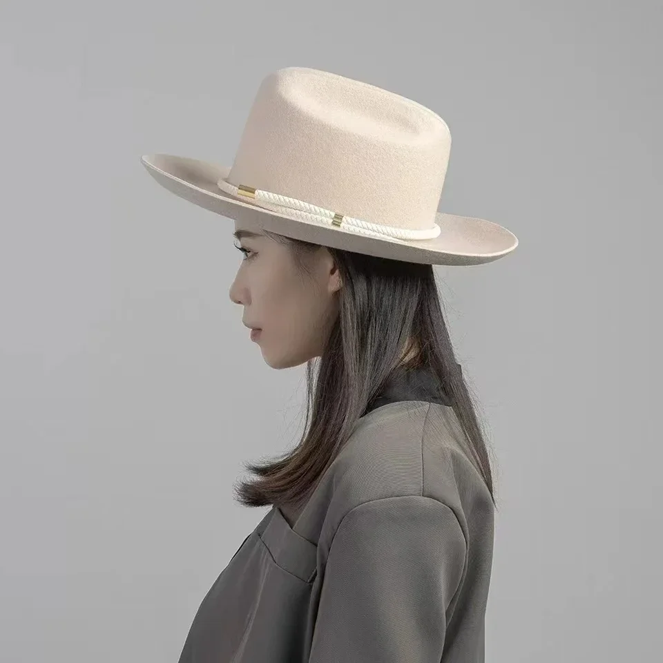 2025 Neue Retro-Ins, schicker  – Fedora Hat Wool Bewertung und Preis