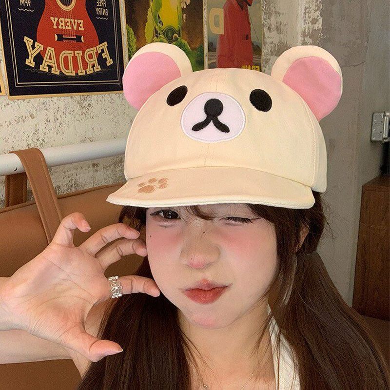 Rilakkuma Bär mit Ohrenklappe  – Visor Sun Hat Bewertung und Preis