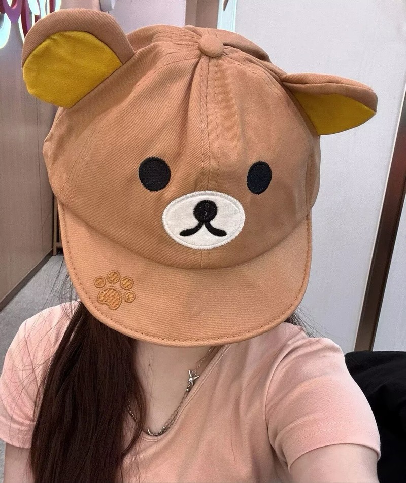 Rilakkuma Bär mit Ohrenklappe  – Visor Sun Hat Bewertung und Preis