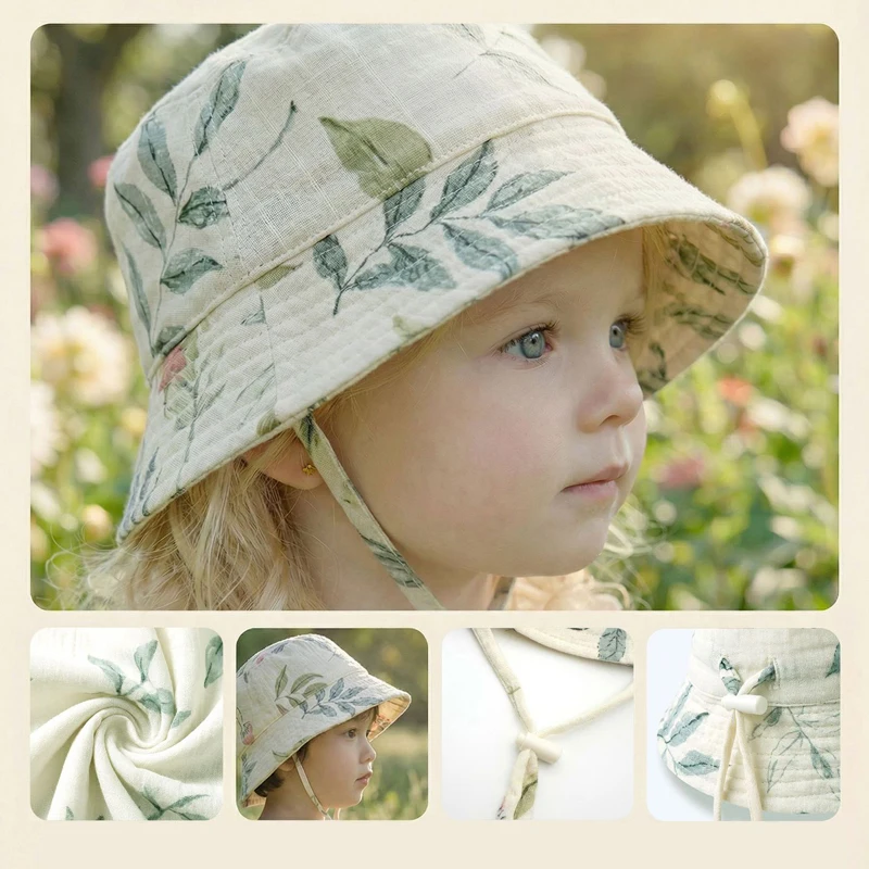 Musselin-Baby-Sommerhut, verst – Bucket Hat Cotton Bewertung und Preis