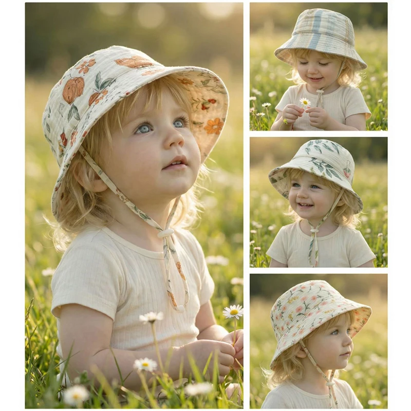 Musselin-Baby-Sommerhut, verst – Bucket Hat Cotton Bewertung und Preis
