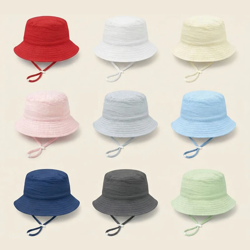 Musselin-Baby-Sommerhut, verst – Bucket Hat Cotton Bewertung und Preis